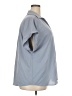 Shein Curve 100% Polyester Color Block Gray Short Sleeve Blouse Size 4X - photo 4