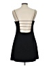 Silence and Noise Solid Black Cocktail Dress Size L - photo 2