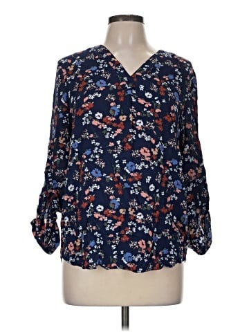 Brina & Em 3/4 Sleeve Blouse (view 1)