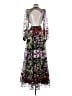 ASOS 100% Polyester Floral Black Cocktail Dress Size 0 - photo 2