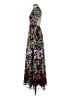 ASOS 100% Polyester Floral Black Cocktail Dress Size 0 - photo 5