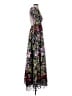 ASOS 100% Polyester Floral Black Cocktail Dress Size 0 - photo 4