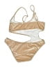 Public Desire Metallic Tan One Piece Swimsuit Size 6 - photo 2