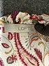 Ann Taylor LOFT 100% Rayon Paisley Ivory Long Sleeve Blouse Size M - photo 7