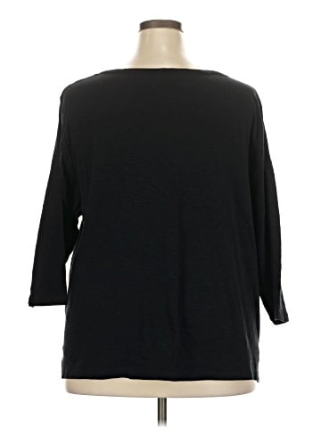 KIRKLAND Signature 3/4 Sleeve T-Shirt (view 2)