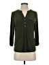 Perseption Concept Green 3/4 Sleeve Blouse Size S - photo 1