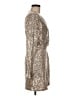 Ramy Brook Metallic Gold Silver Cocktail Dress Size 6 - photo 4