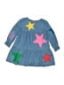 Mini Boden Stars Blue Dress Size 4 - 5 - photo 1