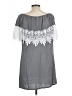 SWELL 100% Rayon Gray Short Sleeve Top Size L - photo 2