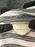 Flower & Feather Stripes Silver 3/4 Sleeve Blouse Size 1X - photo 7