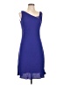 Evan Picone 100% Polyester Solid Blue Cocktail Dress Size 10 - photo 1