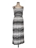 Espresso Stripes Silver Casual Dress Size XL - photo 1