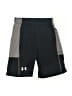 Under Armour 100% Polyester Color Block Black Athletic Shorts Size 7 - photo 1