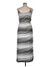 Espresso Stripes Silver Casual Dress Size XL - photo 2