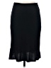 BCBG Paris 100% Polyester Solid Black Formal Skirt Size S - photo 1