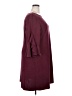 Taylor Solid Burgundy Casual Dress Size 18 - photo 4