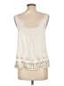 RUBY YAYA Ivory Sleeveless Blouse Size L - photo 2