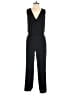 Rebecca Minkoff 100% Silk Solid Black Jumpsuit Size 4 - photo 1