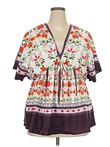 Unbranded Short Sleeve Blouse (view 1)
