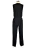 Rebecca Minkoff 100% Silk Solid Black Jumpsuit Size 4 - photo 2