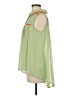 Esley 100% Polyester Color Block Green Sleeveless Blouse Size M - photo 5