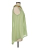 Esley 100% Polyester Color Block Green Sleeveless Blouse Size M - photo 4
