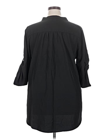 Shein Curve 3/4 Sleeve Blouse (view 2)