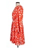 Eliza J 100% Polyester Floral Orange Casual Dress Size 12 - photo 5