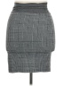 Papaya Houndstooth Gray Casual Skirt Size 16 - photo 2