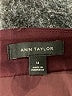 Ann Taylor Solid Burgundy Formal Skirt Size 14 - photo 4