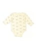 Hb 100% Cotton Ivory Long Sleeve Onesie Size 6-9 mo - photo 1