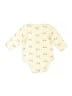 Hb 100% Cotton Ivory Long Sleeve Onesie Size 6-9 mo - photo 2