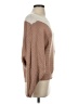 Mi ami Color Block Tan Pullover Sweater Size S - photo 4