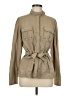 lucy 100% Nylon Tan Long Sleeve Button-Down Shirt Size M - photo 1