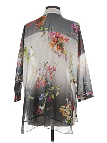 3J Workshop 3/4 Sleeve Blouse (view 2)