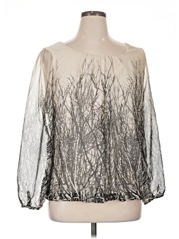 Roz & Ali Long Sleeve Blouse (view 1)