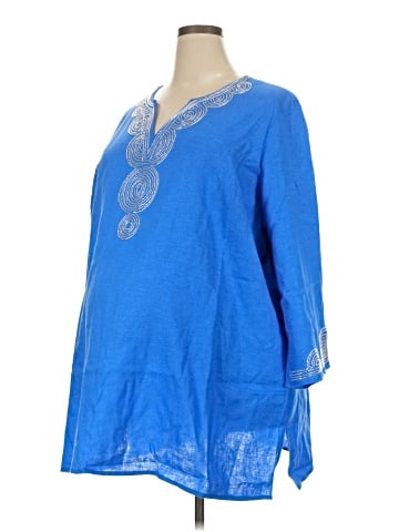 Bellysimma 3/4 Sleeve Blouse (view 1)