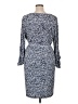 MICHAEL Michael Kors Print Blue Cocktail Dress Size 1X - photo 2