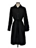 Gap 100% Polyester Black Trenchcoat Size S - photo 1