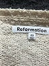 Reformation Ivory Short Sleeve Top Size XS - photo 7