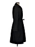 Gap 100% Polyester Black Trenchcoat Size S - photo 4