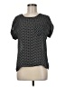 Jon & Anna 100% Polyester Polka Dots Black Short Sleeve Top Size M - photo 1