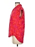 Soft Surroundings Red Short Sleeve Blouse Size M - photo 5