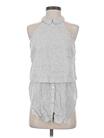 BCBGeneration Sleeveless Button-Down Shirt (view 1)