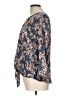 West Kei 100% Polyester Blue 3/4 Sleeve Blouse Size L - photo 5