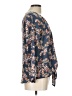 West Kei 100% Polyester Blue 3/4 Sleeve Blouse Size L - photo 4