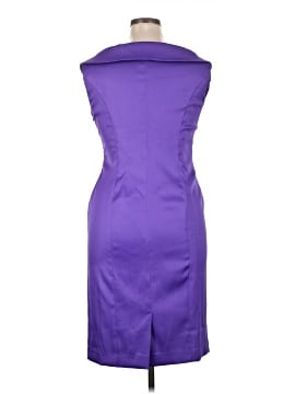evan picone purple dress Evan-Picone Elegant Purple Women's Shirred Waistline V-Neck Dress Size 2P