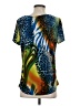 Peter Nygard Blue Short Sleeve Top Size S (estimated) - photo 2