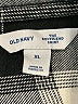 Old Navy 100% Cotton Checkered-gingham Black 3/4 Sleeve Button-Down Shirt Size XL - photo 7