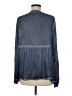 Tommy Hilfiger 100% Rayon Blue Long Sleeve Blouse Size M - photo 2